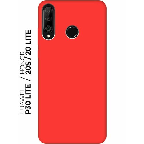 RE: PA Чехол Soft Sense для Huawei P30 Lite / Honor 20S красный re pa чехол soft sense для huawei honor 8x черный