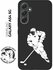 Матовый чехол Hockey W для Samsung Galaxy A54 5G / Самсунг А54 с ...