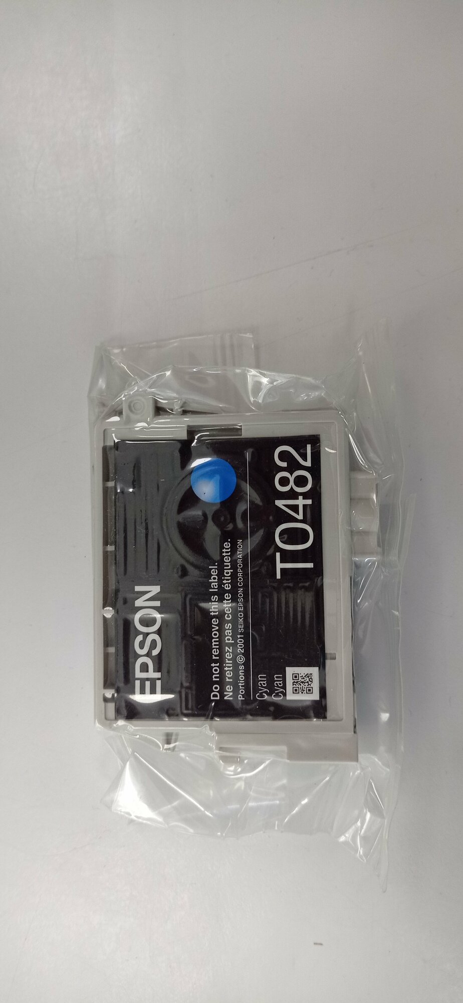 Картридж Epson C13T04824010, 430 стр, голубой, блистер.