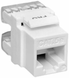 Модуль Keystone RJ45 кат.5E неэкранир. 110 IDC 180град. бел. TERACOM PRO EKF TRP-KSTN-180D-5EUTP-WH