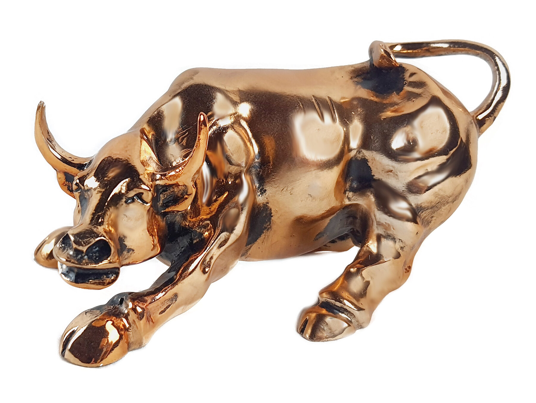 фото Бык с Уолл-Стрит, 18х10х11см. Иск . камень, металл