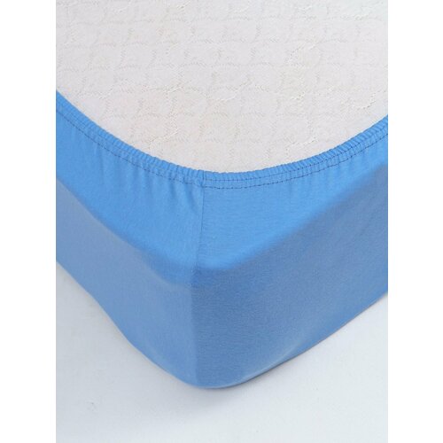 Простыня Комфорт - Голубой Размер 160х200х20 1360₽