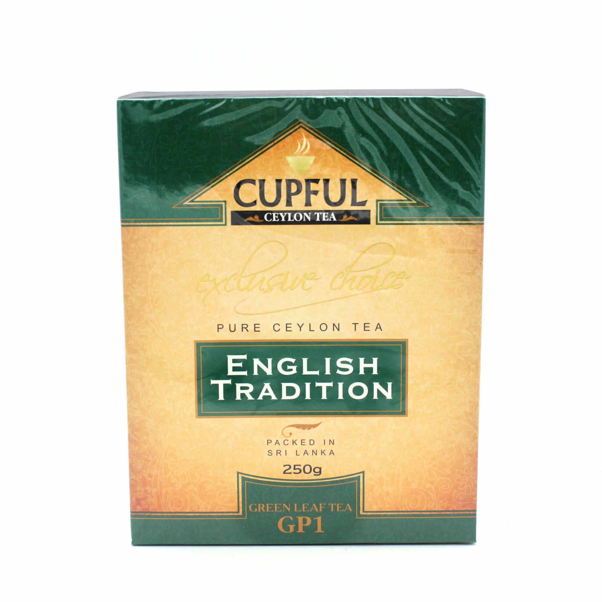 Чай зеленый CUPFUL Gun Powder 1 листовой, 250 г