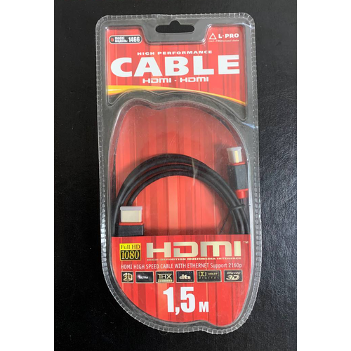 Кабель Cablexpert DisplayPort - HDMI (CC-DP-HDMI), 1.5 м, 1 шт, черный