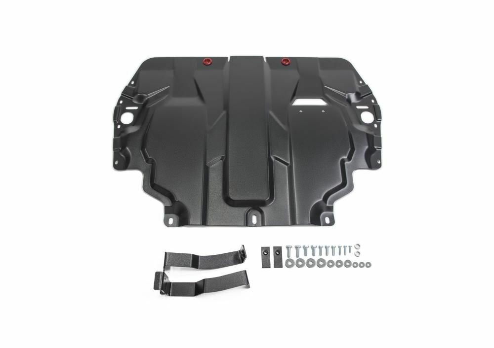 Защита картера КПП Skoda Yeti/ Octavia 2009-13/ Superb 2008-15/ Volkswagen Jetta 2014-19/ Jetta 2005--15/ Caddy 2006-1/ Golf 2004-09/ Golf 2009-13/ Touran 2004-15 Автоброня 111.05107.1