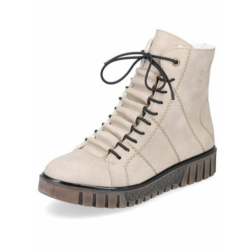 фото Ботинки rieker, размер 39, бежевый
