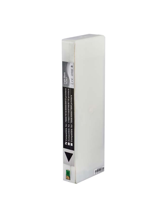 Струйный картридж Sakura C13T636700 для Epson Stylus Pro 7900/9900, светло-черный, пигментный тип, 700ml. - фото №5