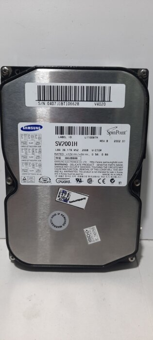 Жесткий диск Samsung 3.5" 20Gb IDE SV2001H