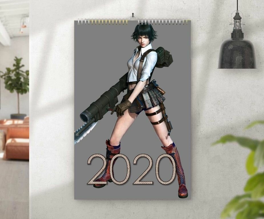 Перекидной календарь на 2020 год Dmc, Devil May Cry, Девил Май Край №3, А4