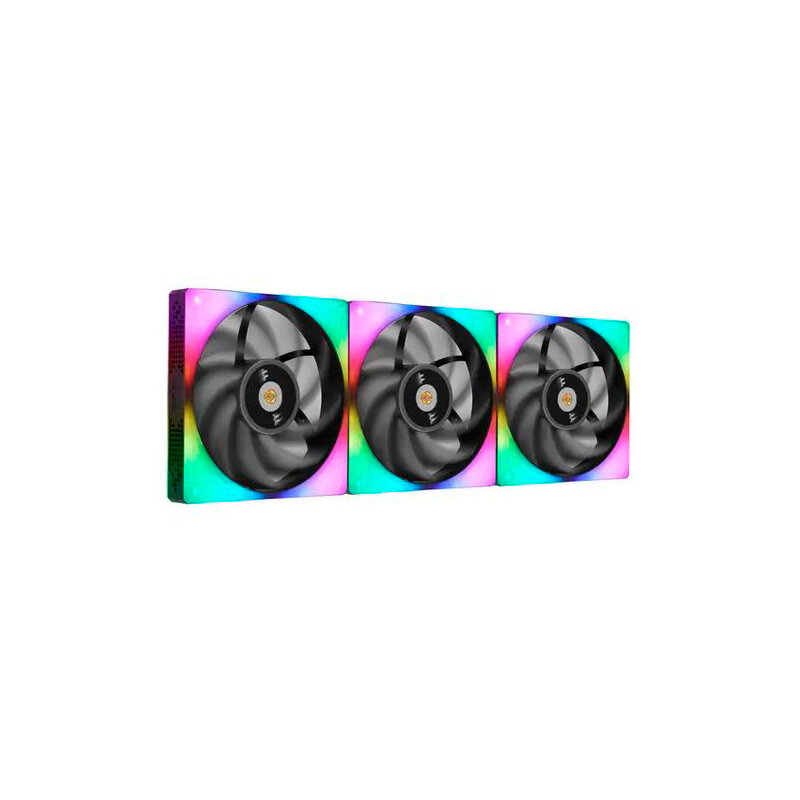 Вентилятор Thermaltake Hydraulic Bearing Gen.2 (3 Pack) Black CL-F136-PL14SW-A - фото №2