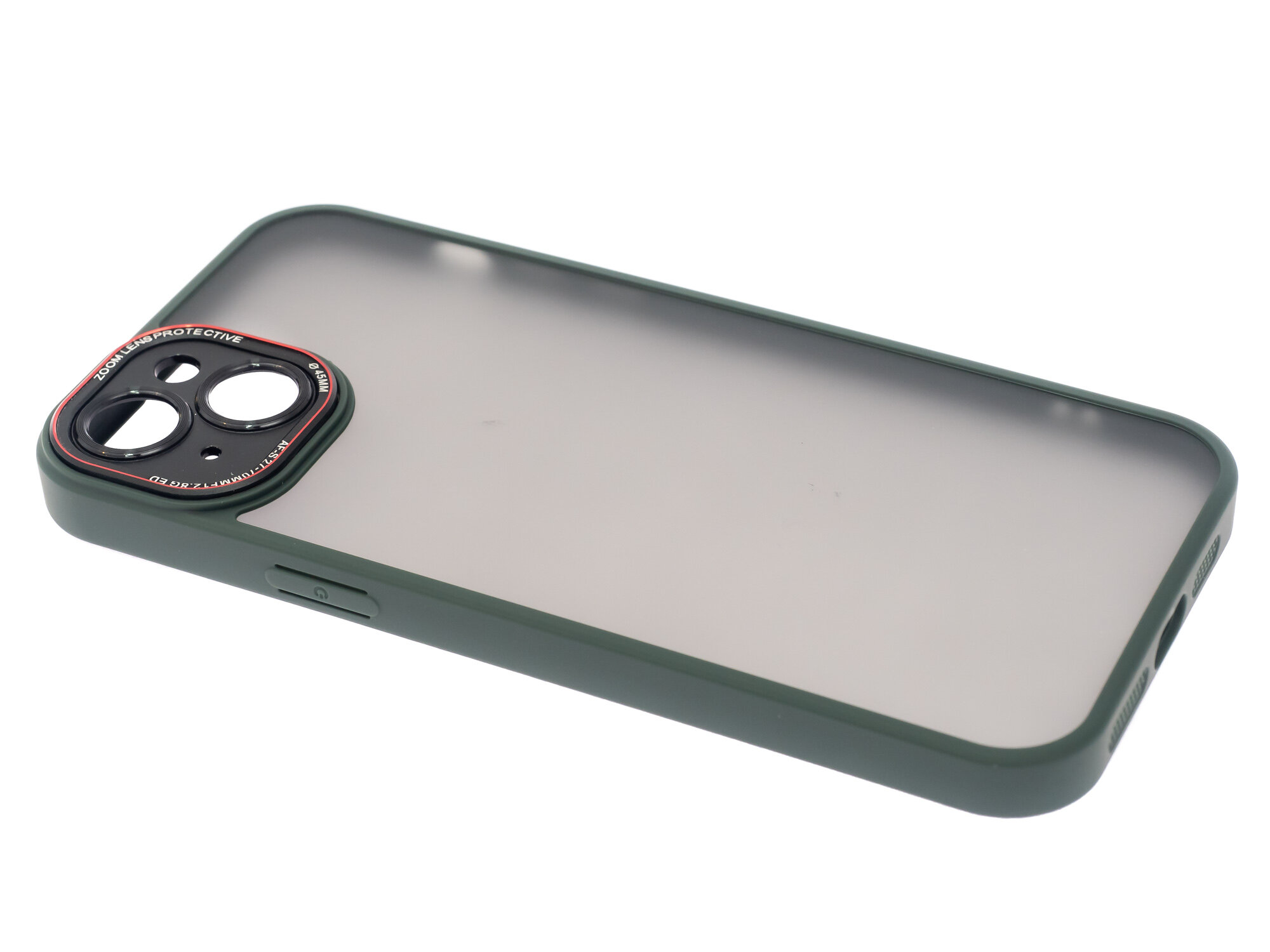 Чехол-накладка для iPhone 15 Plus VEGLAS Crystal Shield зеленый