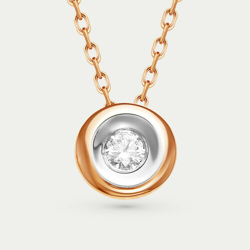 фото Подвеска gold center, золото, 585 проба, бриллиант