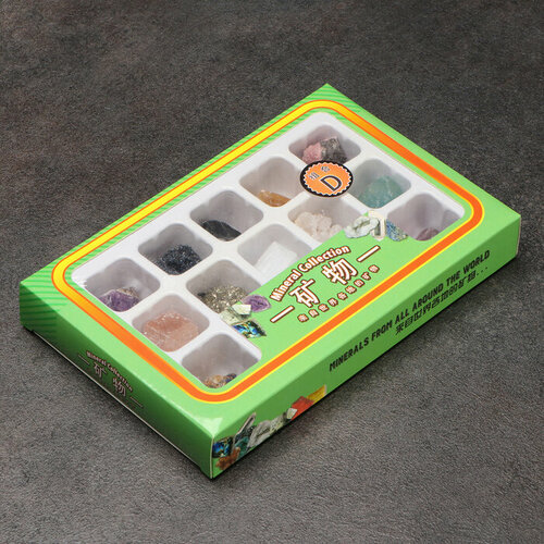 Коллекция минералов 12шт 1490₽