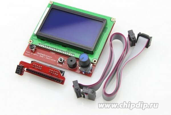 RepRapDiscount Full Graphic Smart Controller (LCD12864 display), LCD дисплей для платформы Ramps 1.4