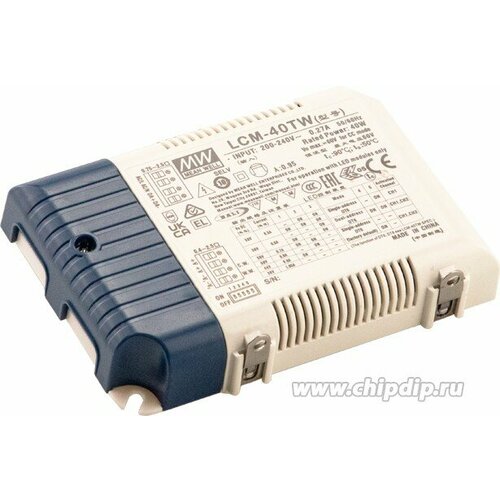 LCM-40TW, AC/DC LED, 20…50В,0.5.1.05А,40Вт, блок питания для светодиодного освещения