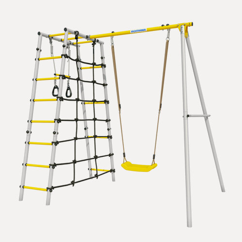 Изображение товара Спортивно-игровой комплекс Romana D1, качели пластиковые 103.31.06, серый/жёлтый