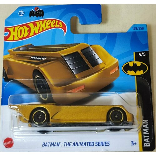 Hot Wheels Машинка базовой коллекции BATMAN : THE ANIMATED SERIES золотая 5785/HKJ76