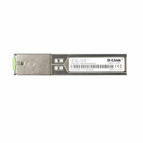 Трансивер D-Link DPN-100 GPON ONT Class B+ SFP Transceiver, SC/APC, Single-mode, Tx: 1310nm, Rx: 1490nm, 20KM 1 pair htb 3100ab optical fiber media converter single fiber converter 25km sc 10 100m single mode a 1310nm tx b 1550nm tx