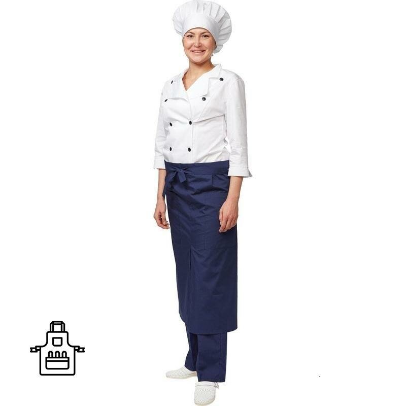 фото Фартук поварской универсальный синий