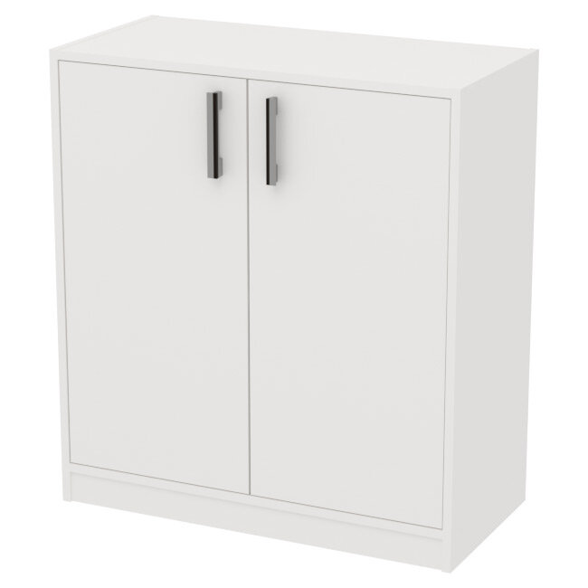 фото Шкаф Меб-фф Офисный шкаф СБ-37+ДВ-45+С-17МВ цвет Белый 77/37/85 см