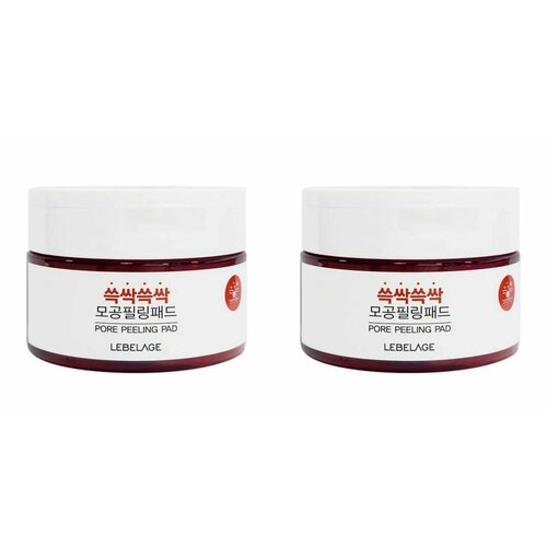 Диски для очищения и пилинга пор Lebelage Pore Peeling Pad 60 шт 2 шт 2161₽