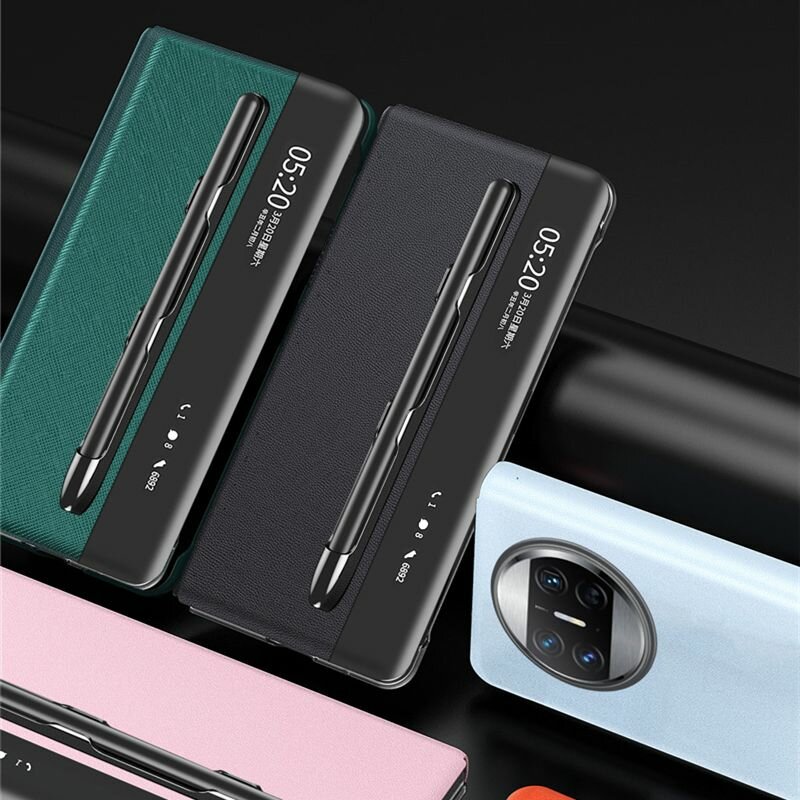 Чехол MyPads для Huawei Mate X3 с умным окном и флип-кейсом из искусственной кожи (в комплекте со стилусом) — фото 1