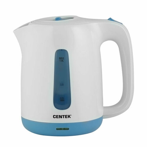 Чайник Centek CT-0044, 1,8 л, 2,2кВт, съёмный фильтр, окно уровня воды, пластик чайник centek ct 0044 2200вт съёмный моющийся фильтр окно уровня воды
