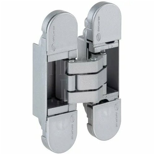 Петля скрытая JNF IN05064 в комплекте с колпачками (7-осевая) матовый хром