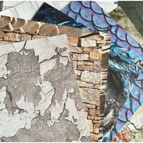 Набор Бумаги для скрапбукинга Текстура 10 листов размер 30х30см 899₽