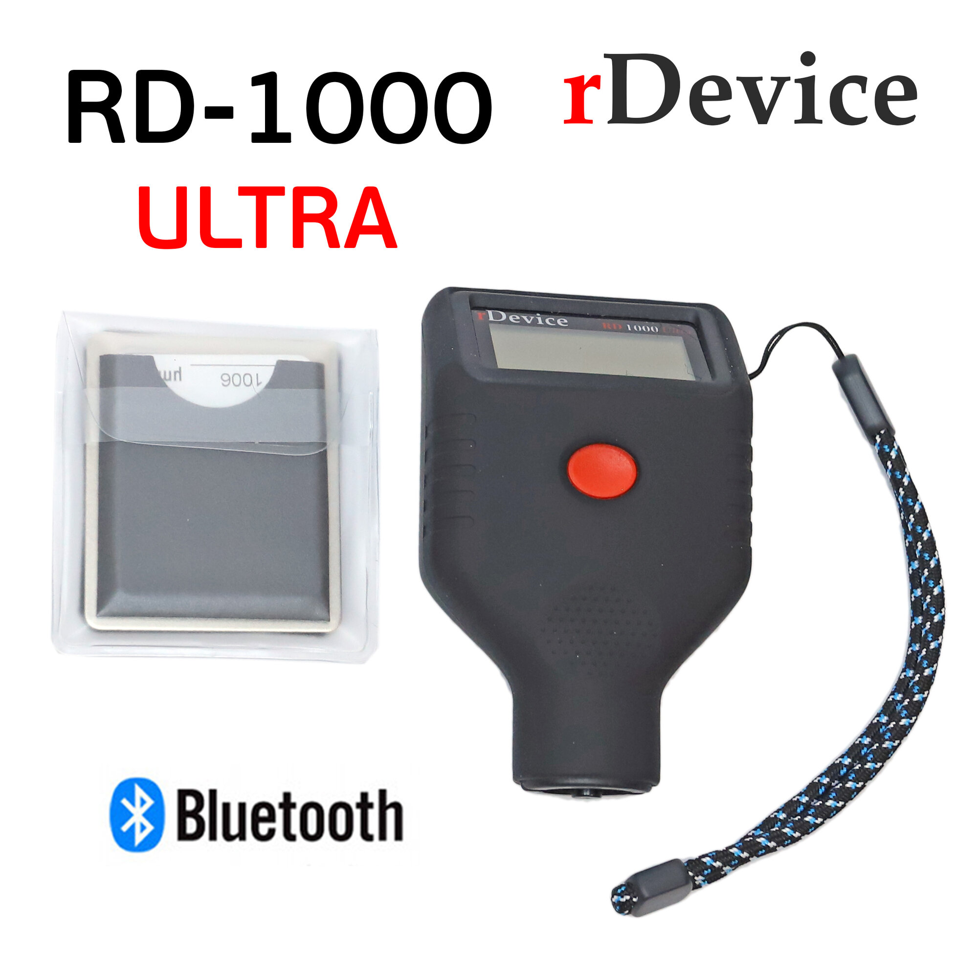 Толщиномер rDevice RD-1000 Ultra (max 3мм; bluetooth; чехол; все металлы)