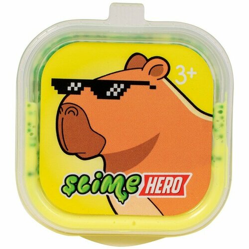 Слайм Slime HERO Капибара жёлтый 60 г 553₽