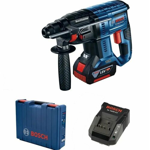 Перфоратор аккумуляторный BOSCH GBH 180-Li 1 АКБ 5 Ah кейс ЗУ 30388₽