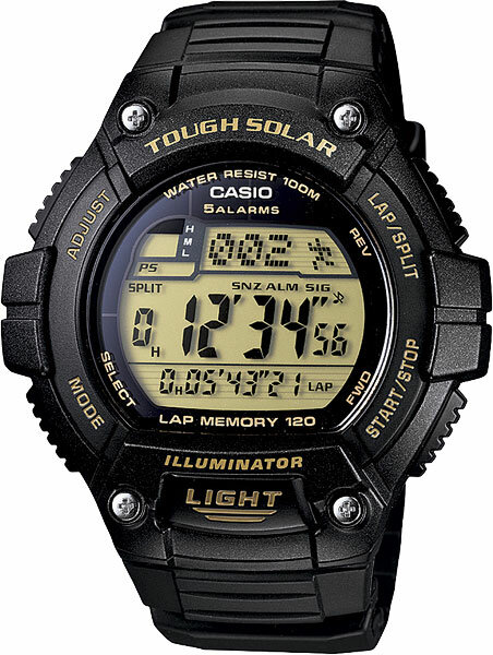 Наручные часы CASIO Collection, черно-голубой