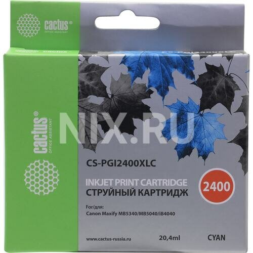 Картридж Cactus CS-PGI2400XLC