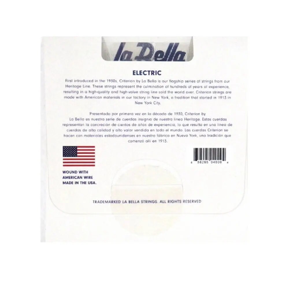 Струны для электрогитары La Bella C200R Criterion 10-46 — фото 1