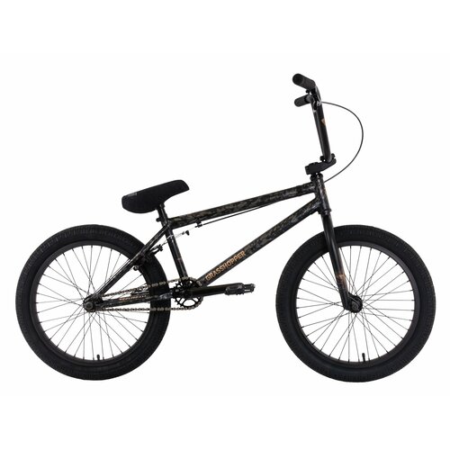 Велосипед BMX Tech Team Grasshopper 20,8"х20" 2024 черный