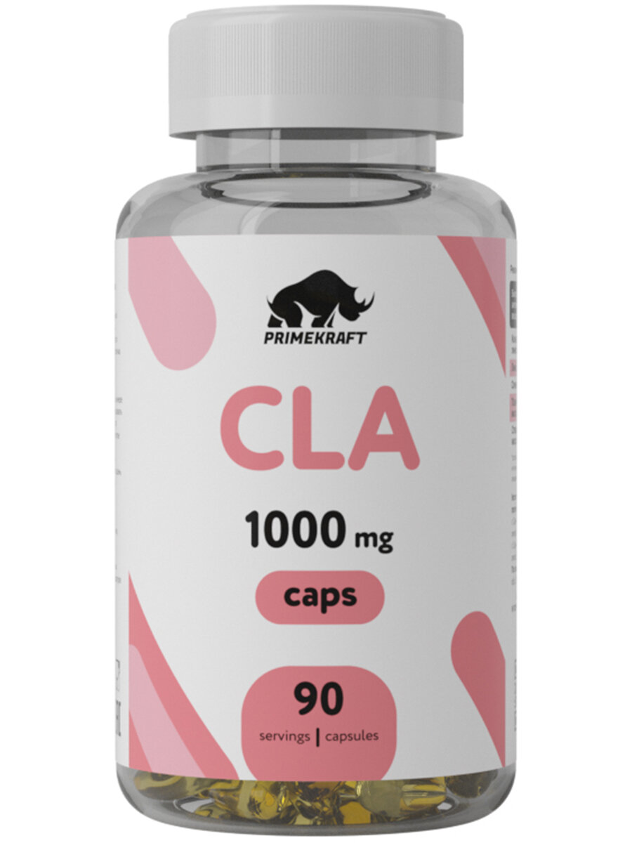 Конъюгированная линолевая кислота Prime Kraft CLA 1000 mg - 90 капсул