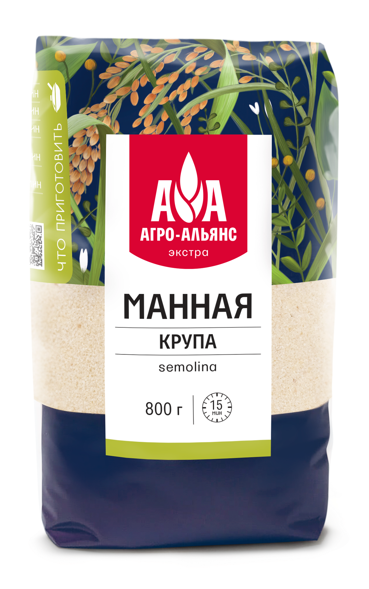 Манная крупа "Агро-Альянс Экстра" 800г