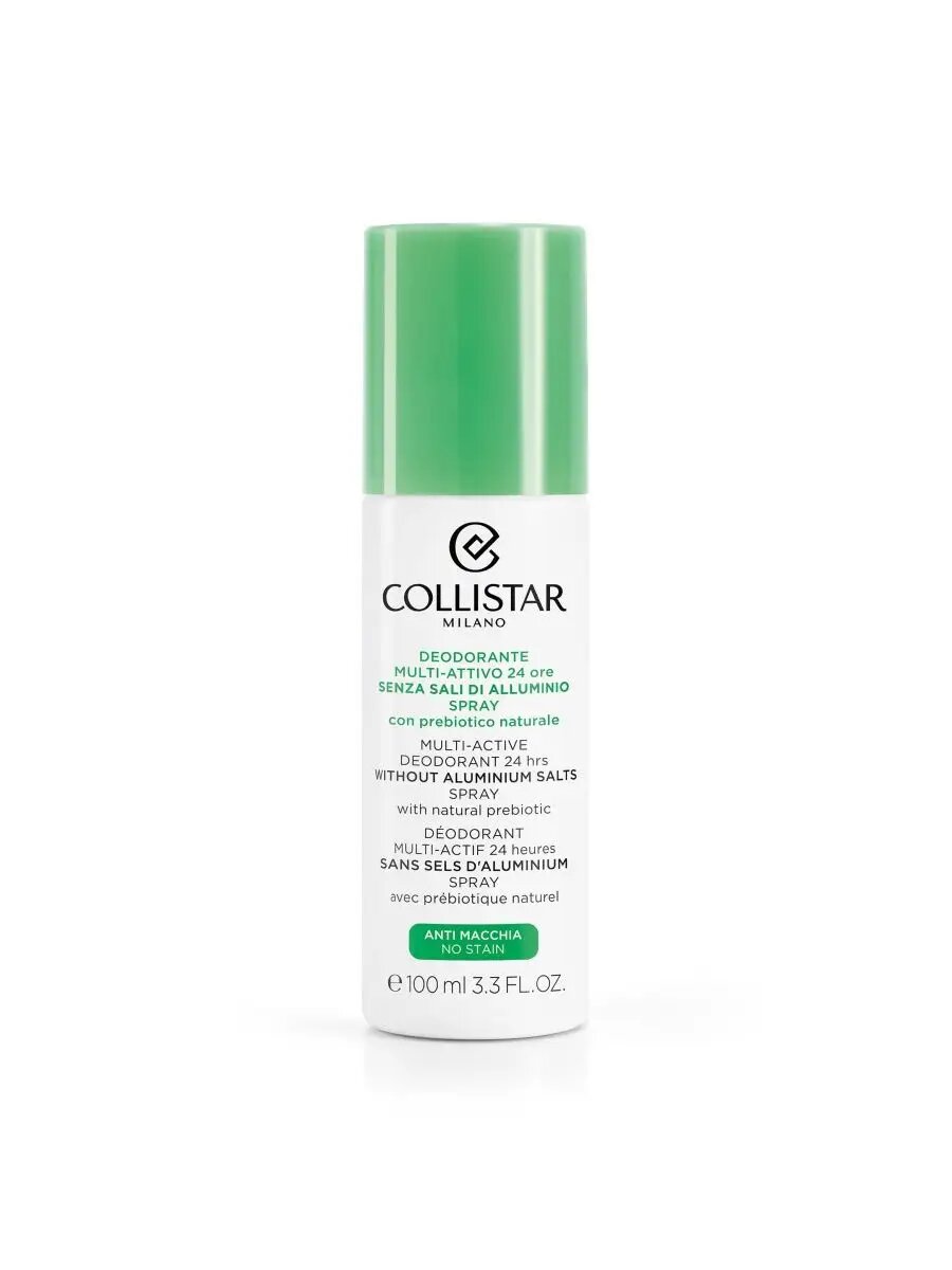 Дезодорант Collistar BODY, 24ч, мультиактивный, без солей алюминия, спрей, 100мл