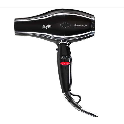 Фен Pro Style черный диффузор 2000 Вт 2 насадки Dewal 378000₽