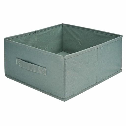 Короб Spaceo KUB 31x31x15 см 14.4 л полипропилен цвет тёмно-зеленый