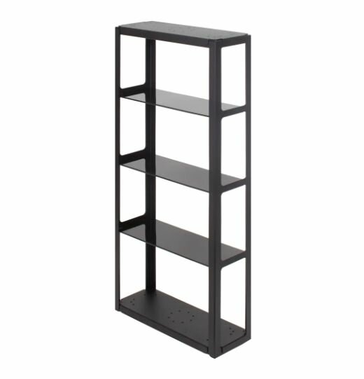 Стеллаж для ванной Март Ferro 36x85 см цвет чёрный