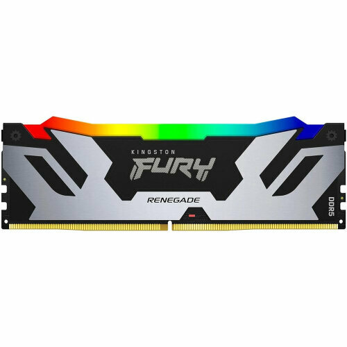 Оперативная память DIMM Kingston FURY Renegade Silver/Black RGB 24GB DDR5-7200 (KF572C38RSA-24)