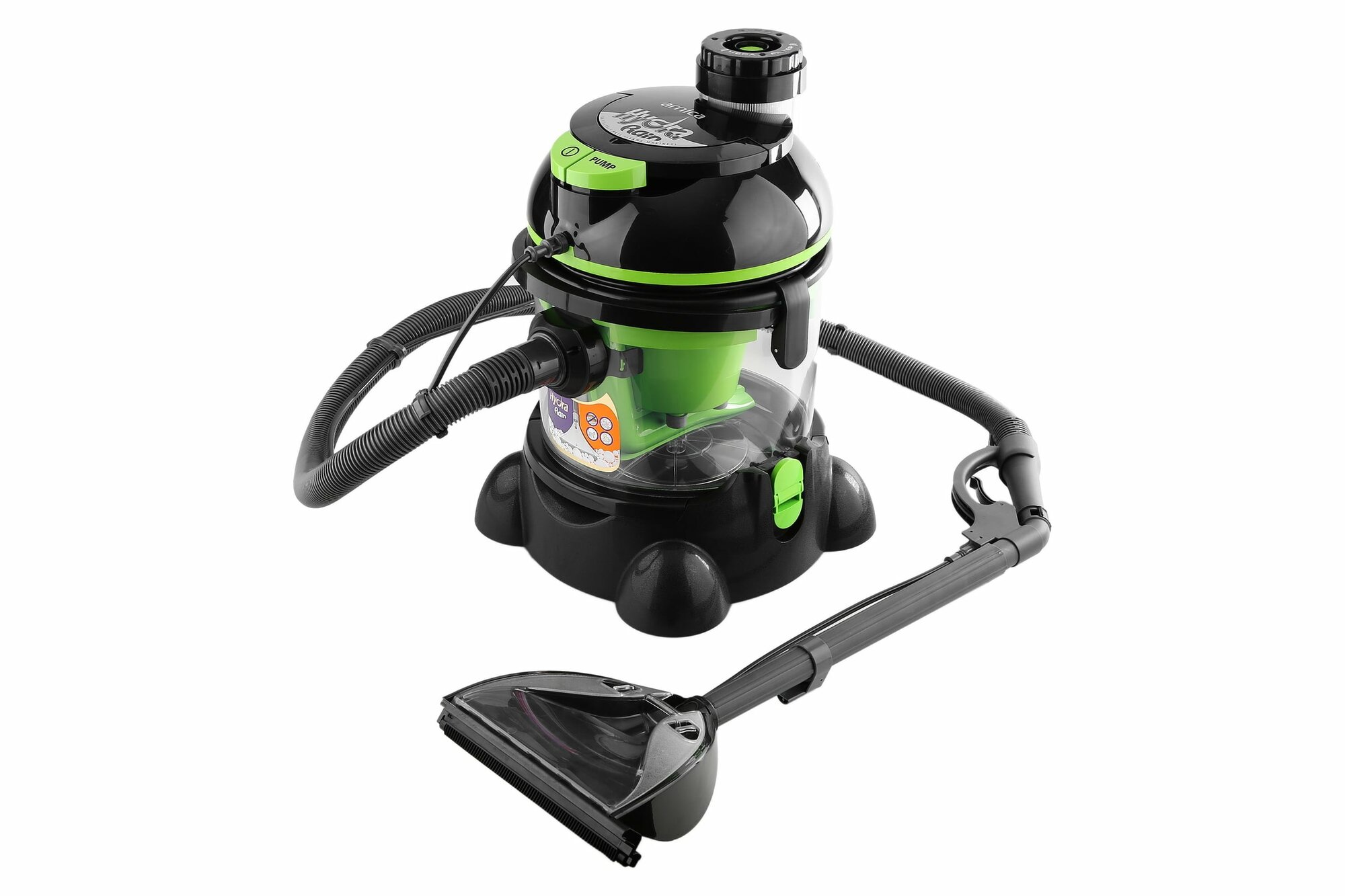 Моющий пылесос Arnica Hydra Rain ET12101 зеленый, 2400 Вт, мощность всасывания 350Вт — фото 1
