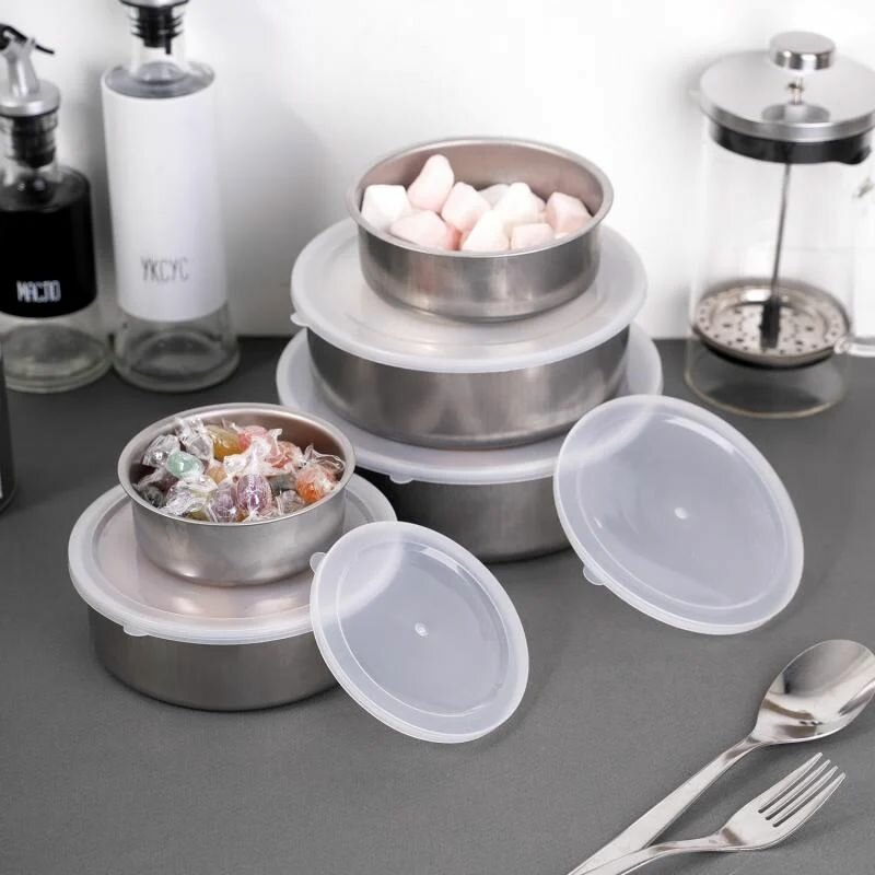 фото Набор мисок с крышками, O'Kitchen, 5 шт.