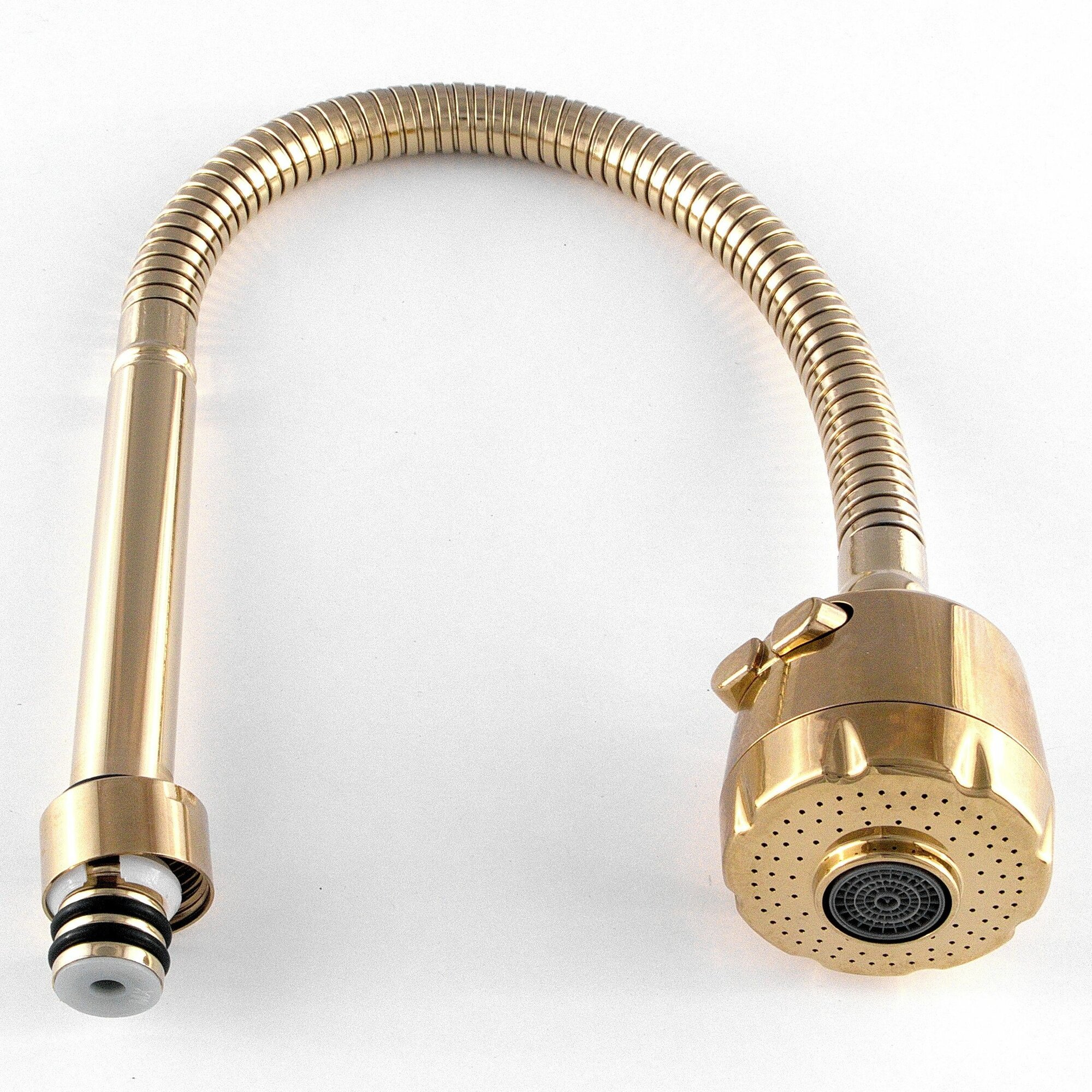 Излив для смесителя гибкий с насадкой 2 режима струи