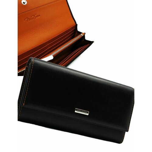 Кошелек Neri Karra, фактура гладкая, черный