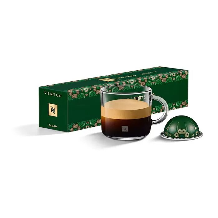 Кофе в капсулах Nespresso Vertuo ZAMBIA, 10 штук