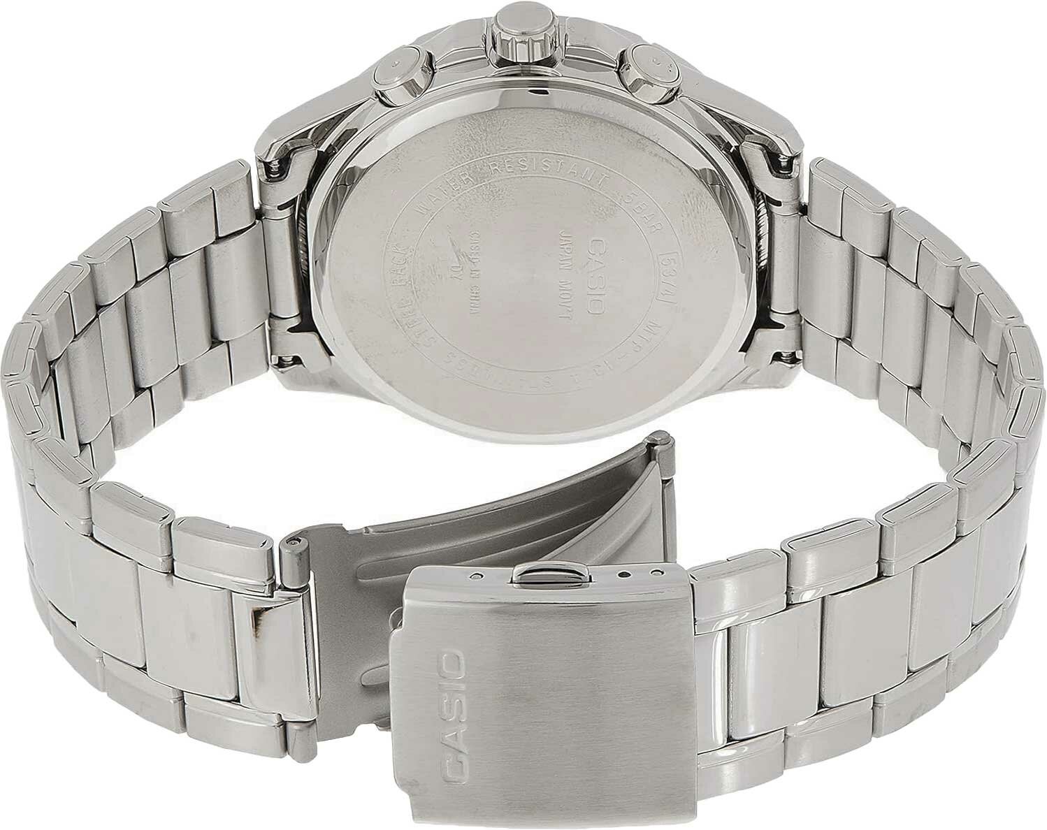 Наручные часы CASIO Collection, серебряный, черный — фото 1