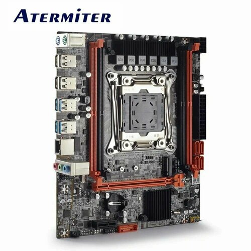 Комплект материнская плата Atermiter x99 d4 с процессором Xeon E5 2680v3 16 gb (2x8gb) DDR4